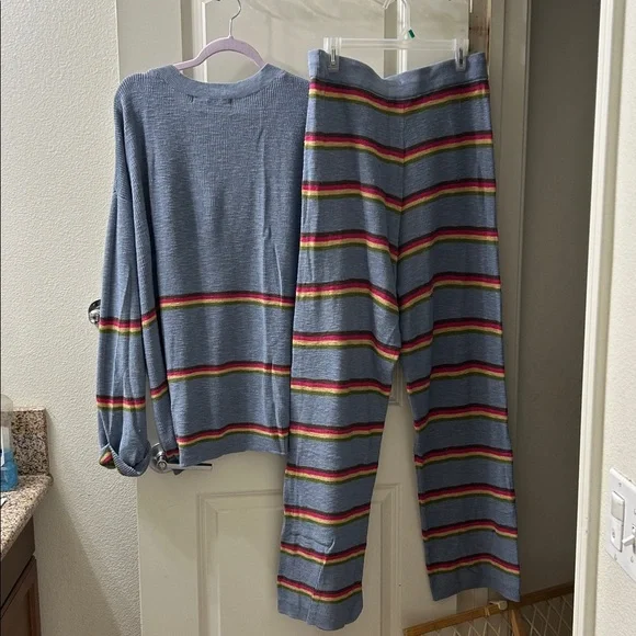 Free People Mariner Sweater Set Size Xl - Picture 6 of 7